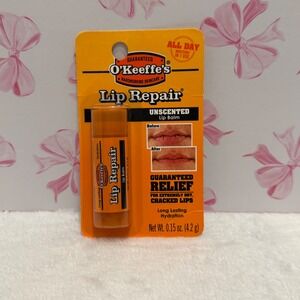 OC Keeffes Lip Repair Unscented Balm For Extremely Dry Cracked Lips Matte Finish